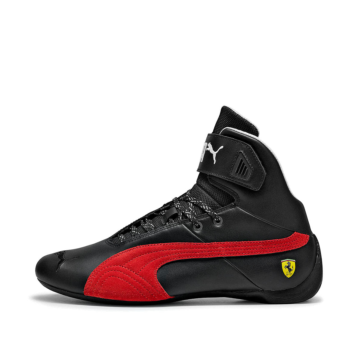 TENIS URBANO HOMBRE PUMA Ferrari Future Cat Mid NEGRO ROJO