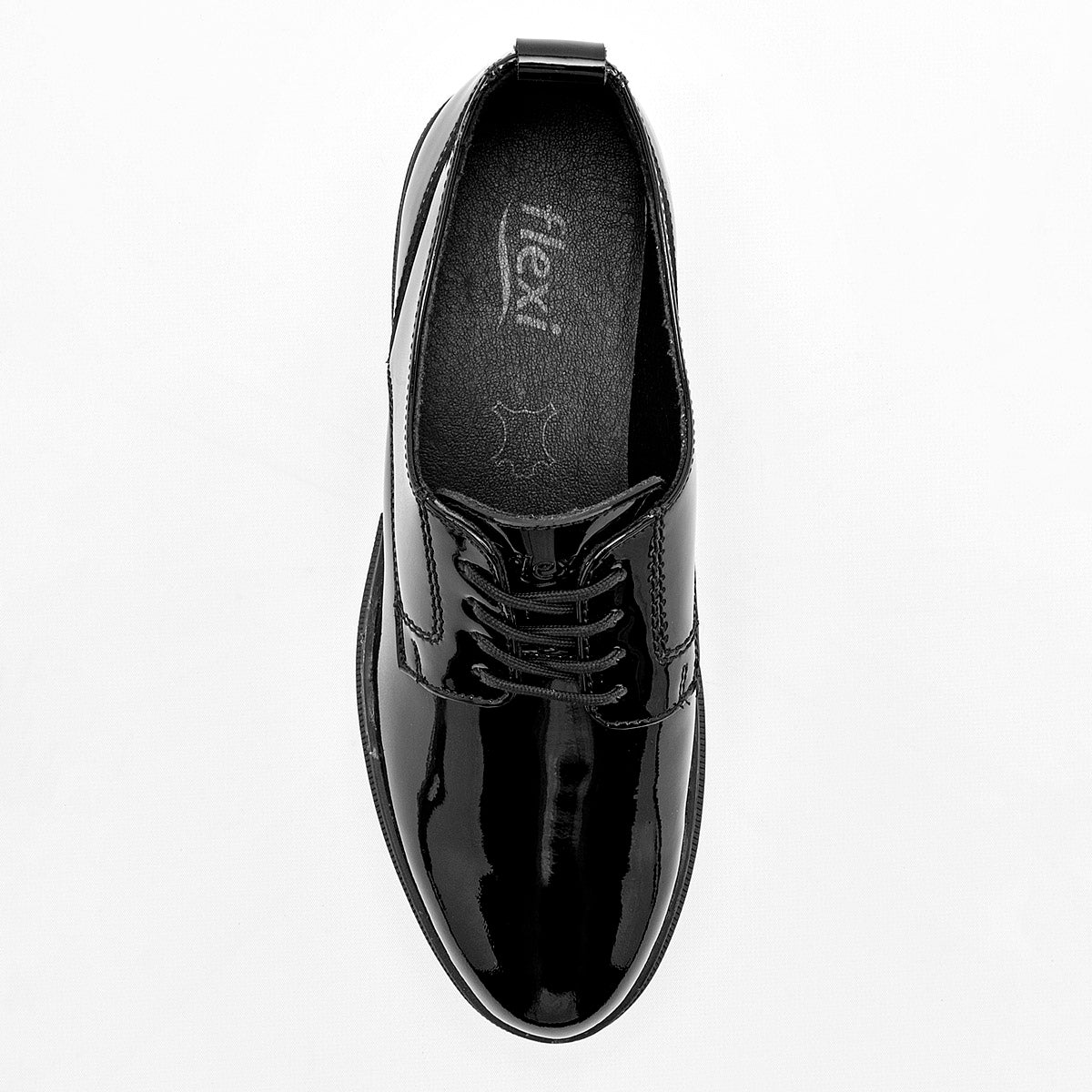 ZAPATO CASUAL MUJER FLEXI 131901 NEGRO CHAROL