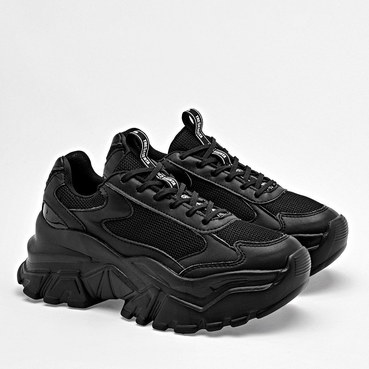 TENIS URBANO MUJER 360 DELUXECHU NEGRO