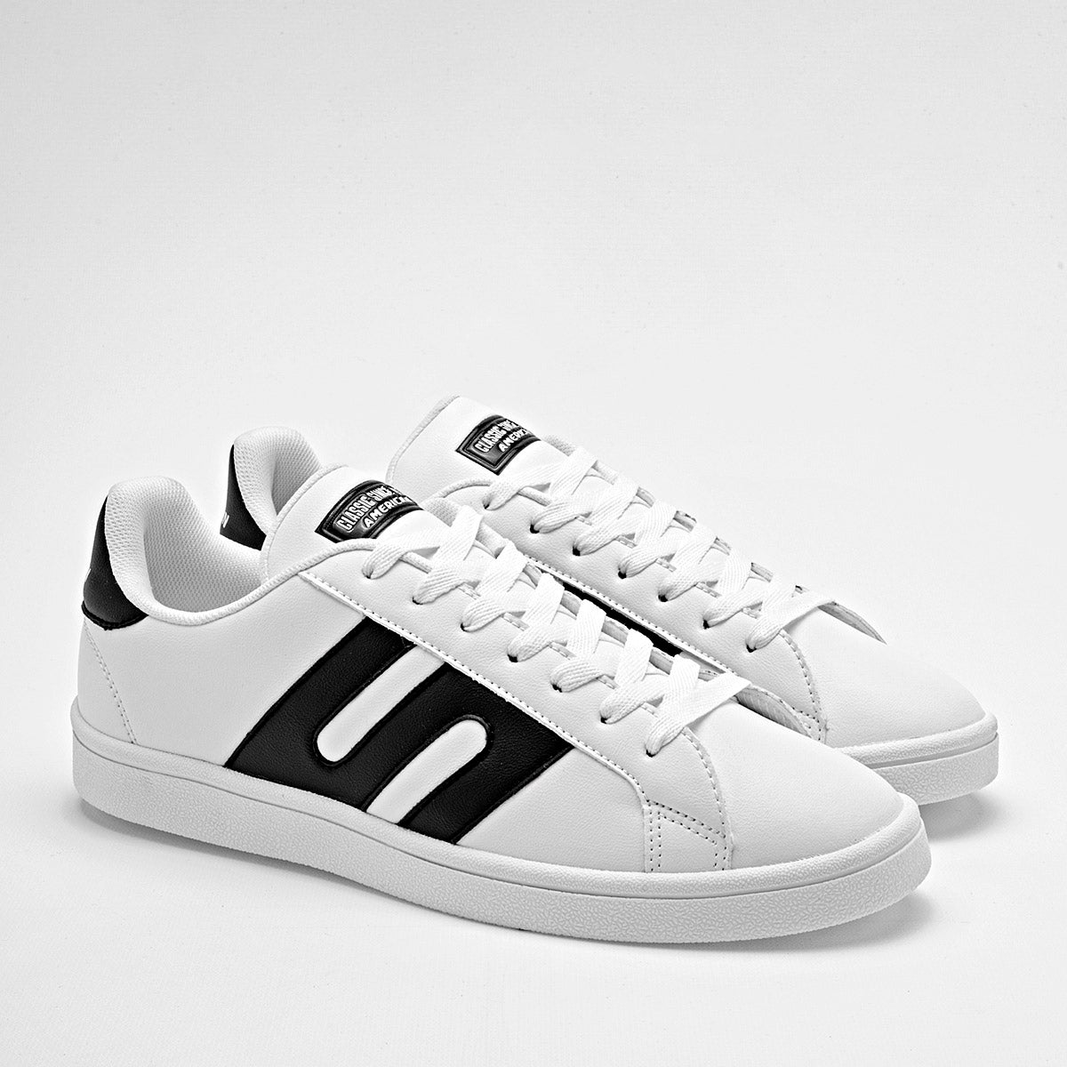 TENIS URBANO HOMBRE AMERICAN FIRE P006 BLANCO NEGRO