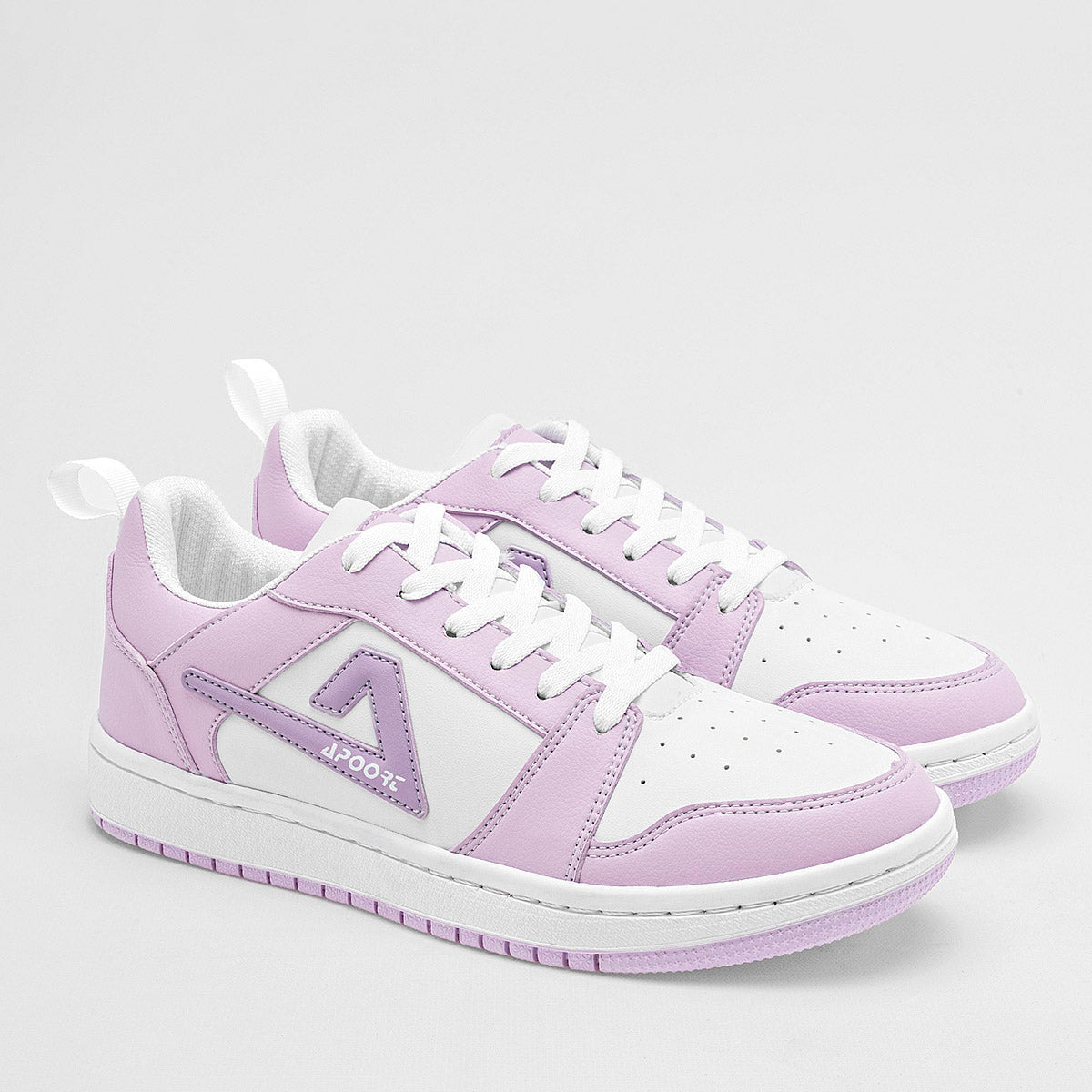 TENIS URBANO MUJER APOORT A5021 BLANCO LILA