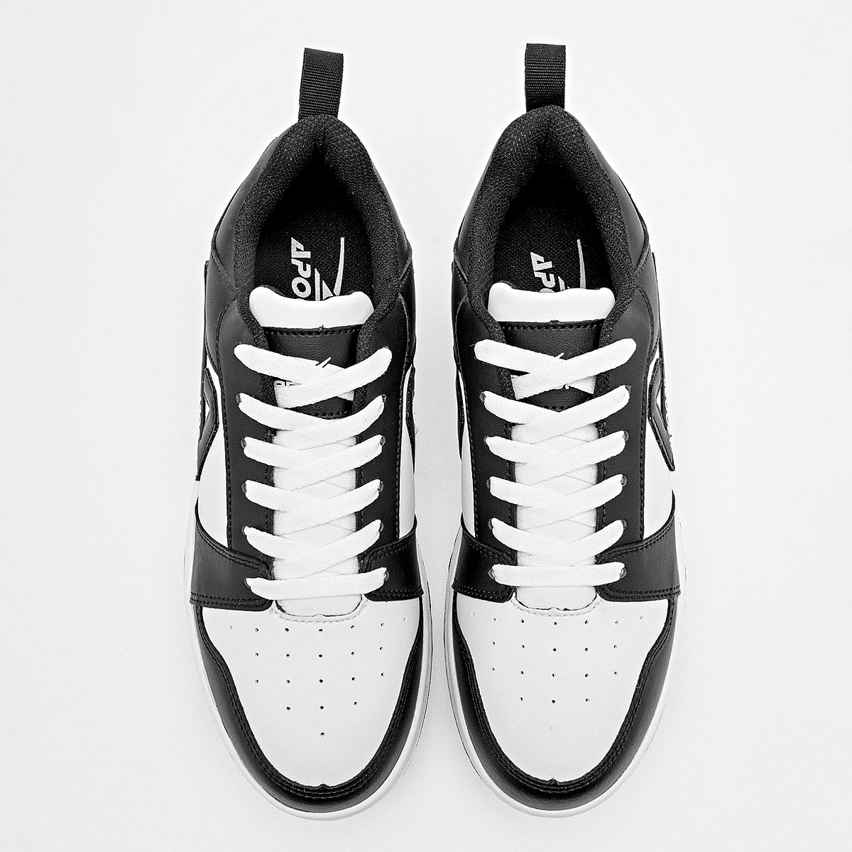 TENIS URBANO JUVENIL APOORT A5021 BLANCO NEGRO