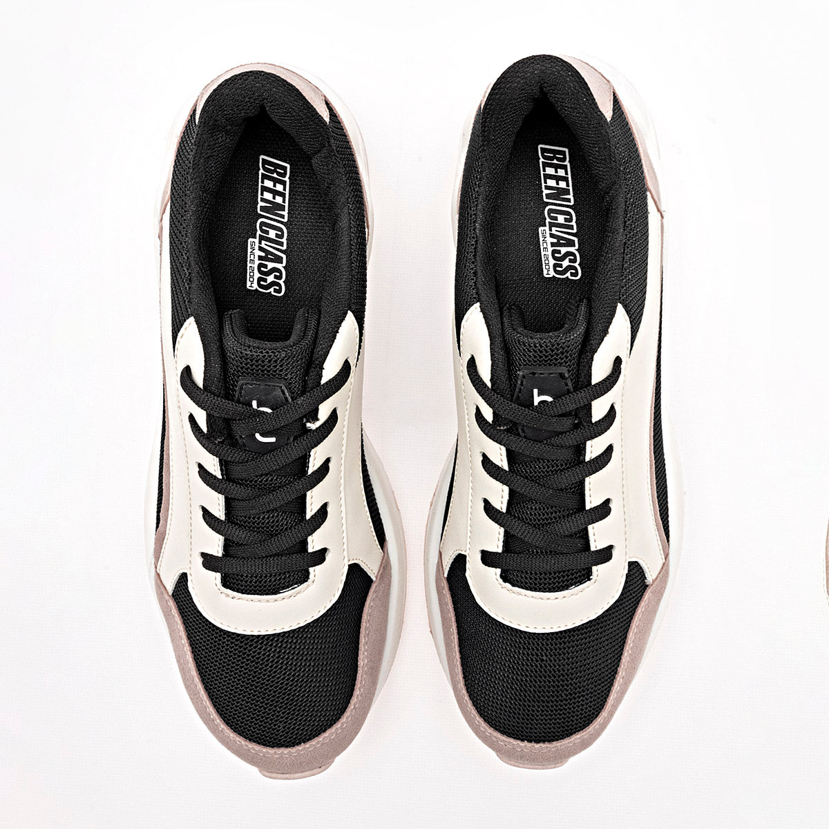 TENIS URBANO MUJER BEEN CLASS 19287 NEGRO LATE ROSA
