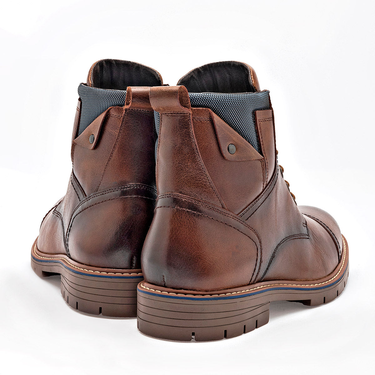 BOTA Y BOTIN HOMBRE CHRISTIAN GALLERY CAMEL GRIS