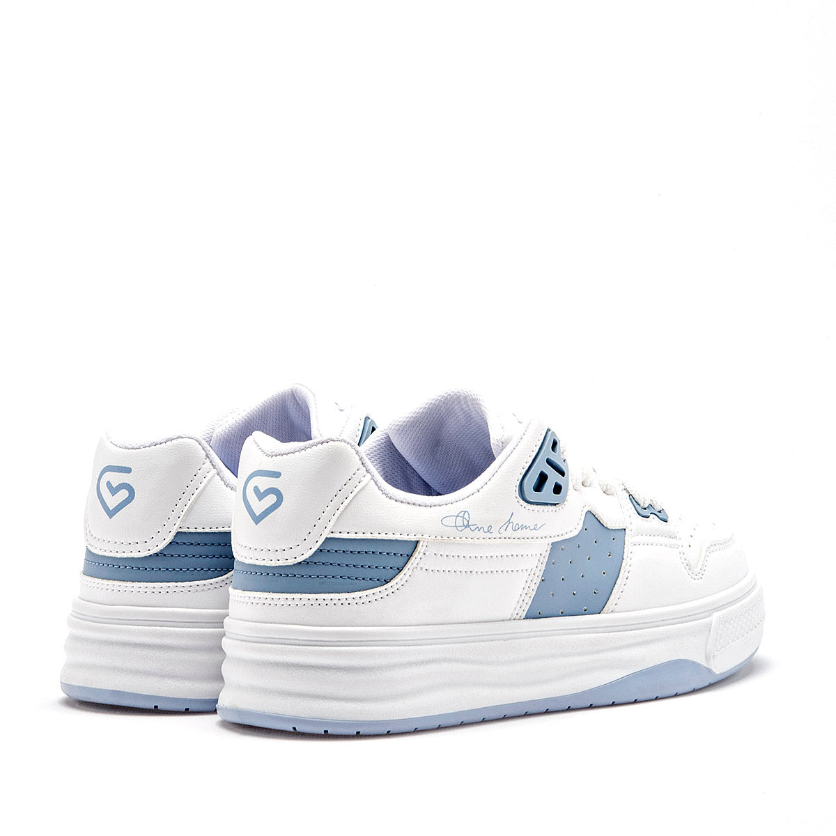 TENIS URBANO MUJER CLASBEN ESCOCIA BLANCO AZUL