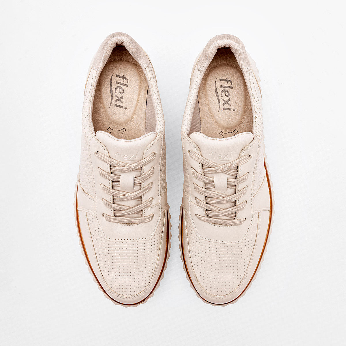 ZAPATO CASUAL MUJER FLEXI 134702 BLANCO