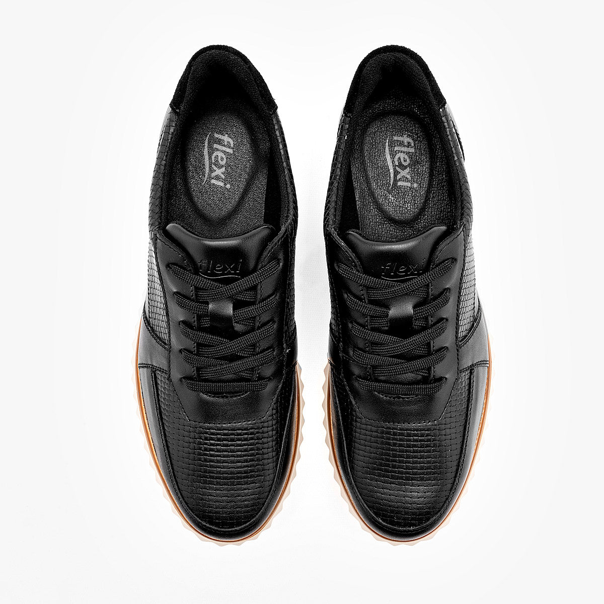 ZAPATO CASUAL MUJER FLEXI 134702 NEGRO