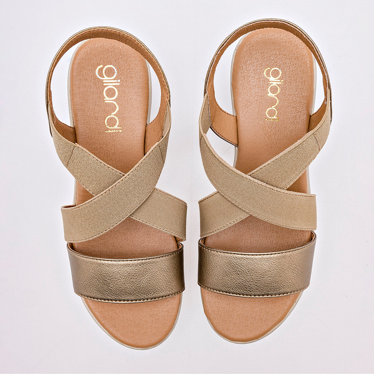 SANDALIA MUJER GILARDI 802 ORO