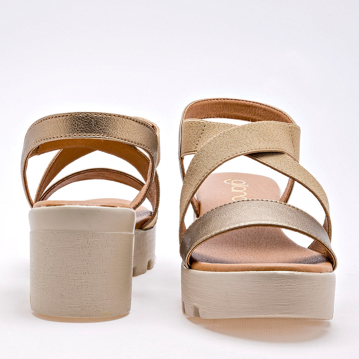 SANDALIA MUJER GILARDI 802 ORO