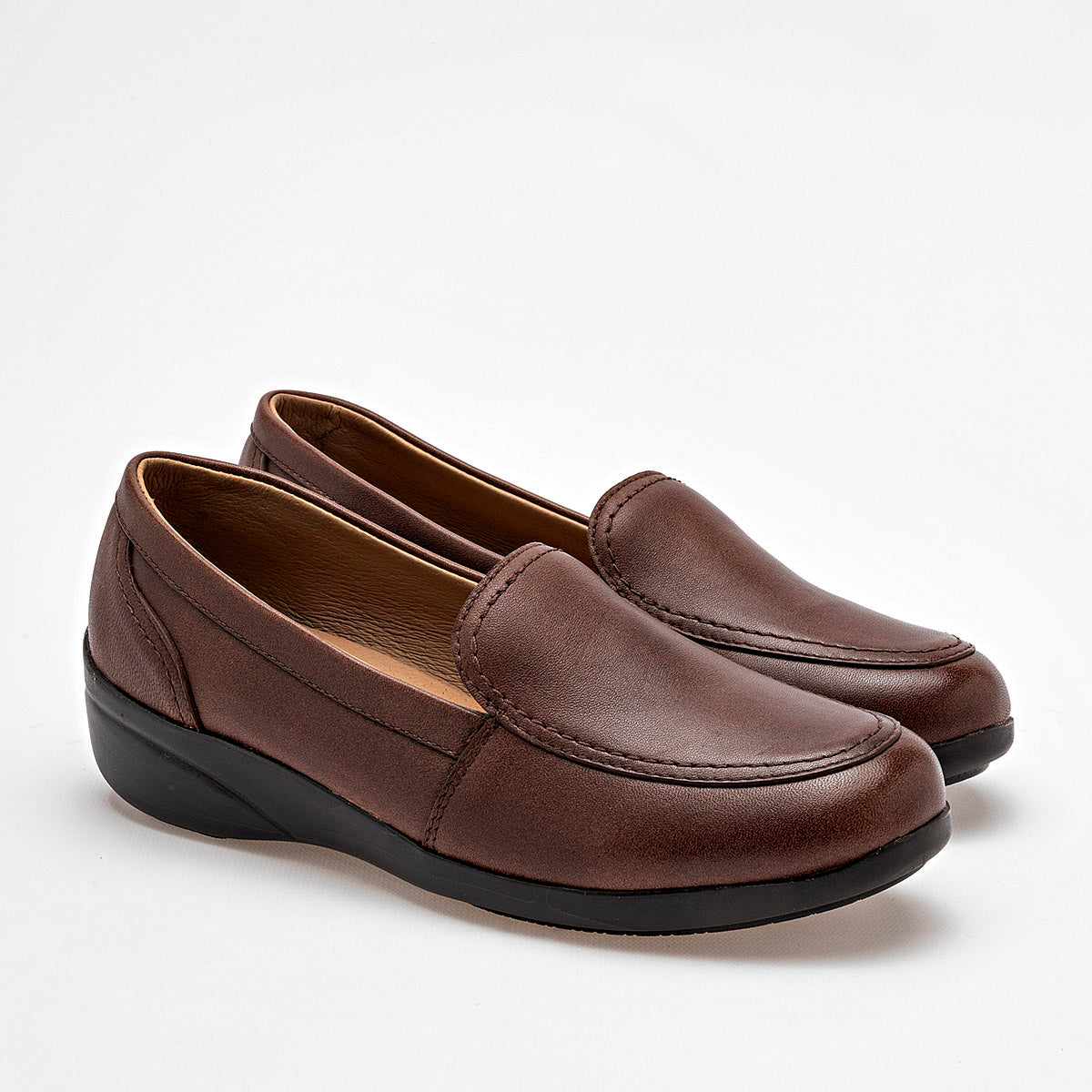 ZAPATO CONFORT MUJER KAMIR 219 CAFE