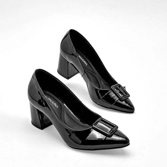 ZAPATO CASUAL MUJER LADY PAULINA 16213 NEGRO CHAROL