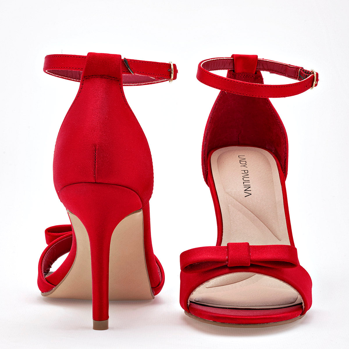 ZAPATILLA MUJER LADY PAULINA 28914 ROJO SATIN
