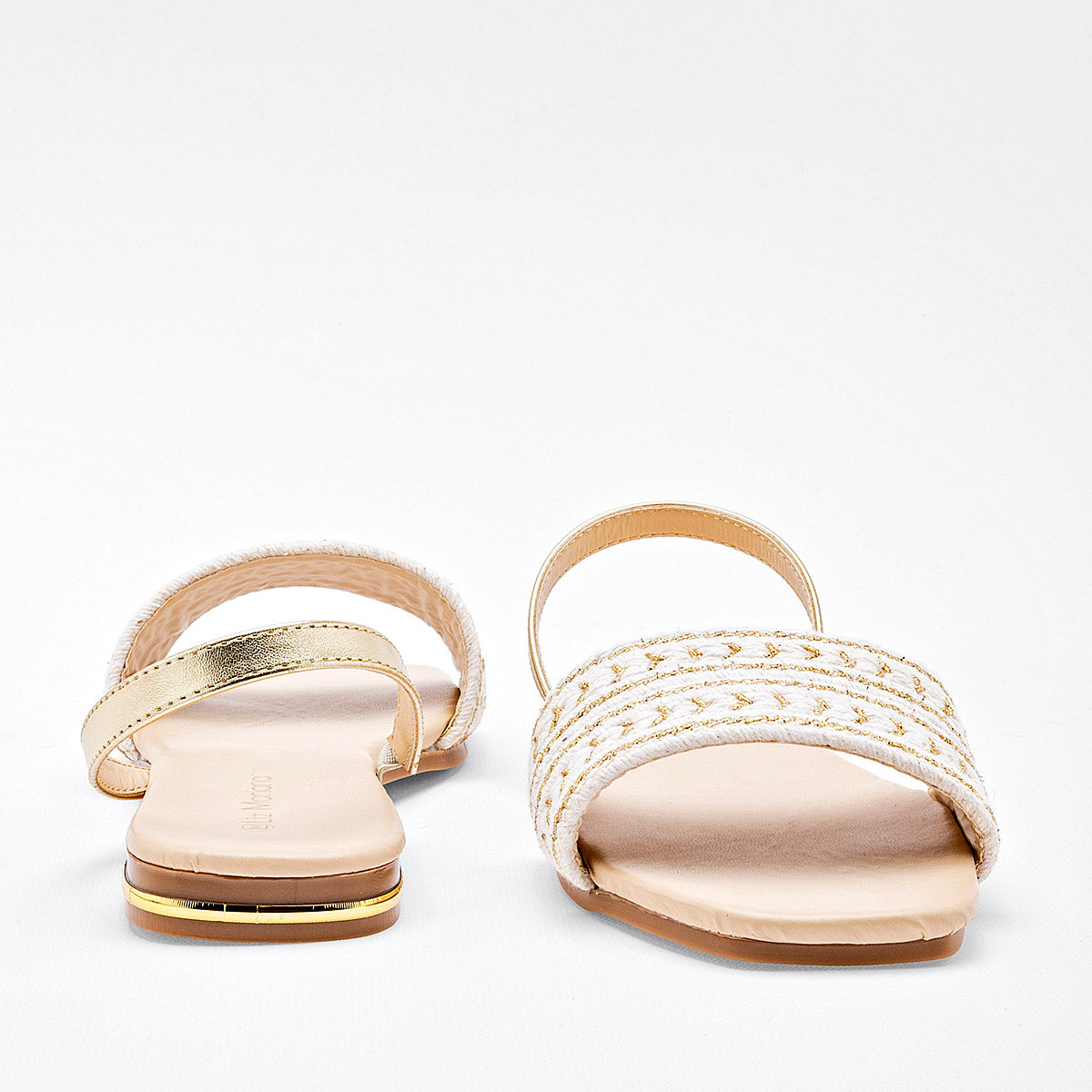 SANDALIA MUJER LIZ MARIANA 271T BLANCO ORO