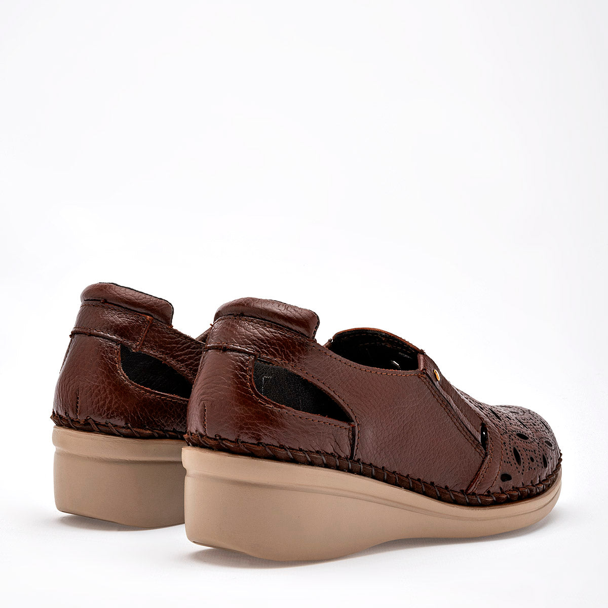 ZAPATO CONFORT MUJER LOBO SOLO 4724B CAFE