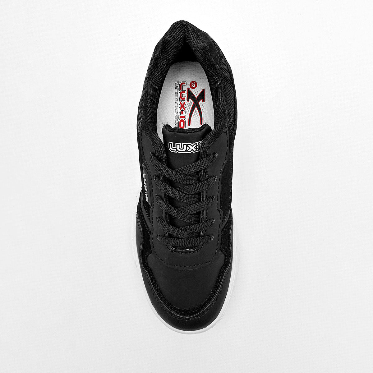 TENIS URBANO JUVENIL LUX-10 140 NEGRO GRIS