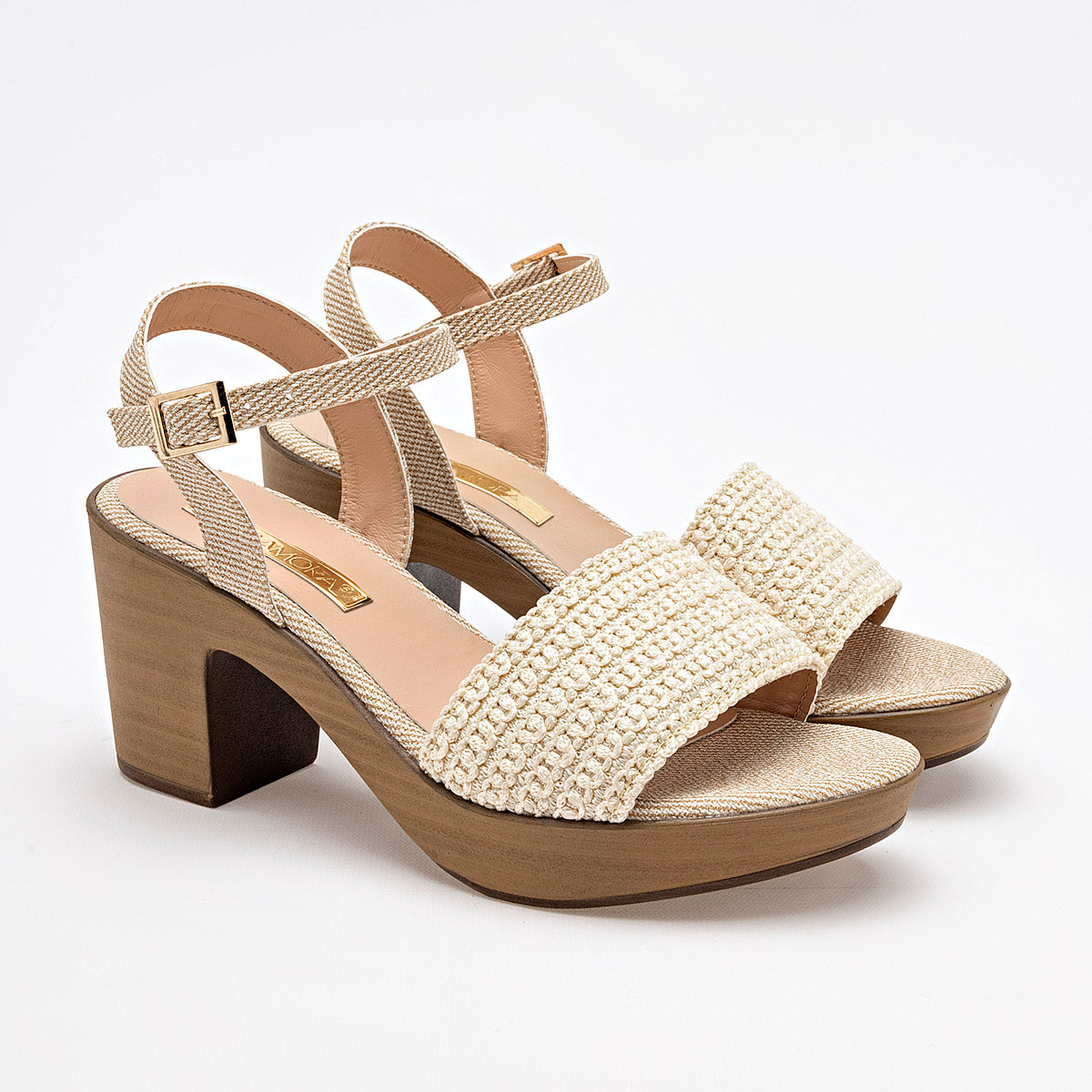 Sandalia CASUAL MUJER MORAMORA KELLY BEIGE