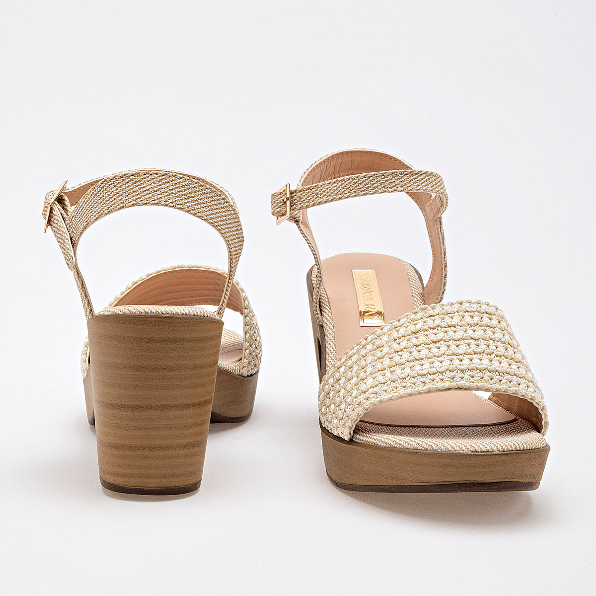 Sandalia CASUAL MUJER MORAMORA KELLY BEIGE