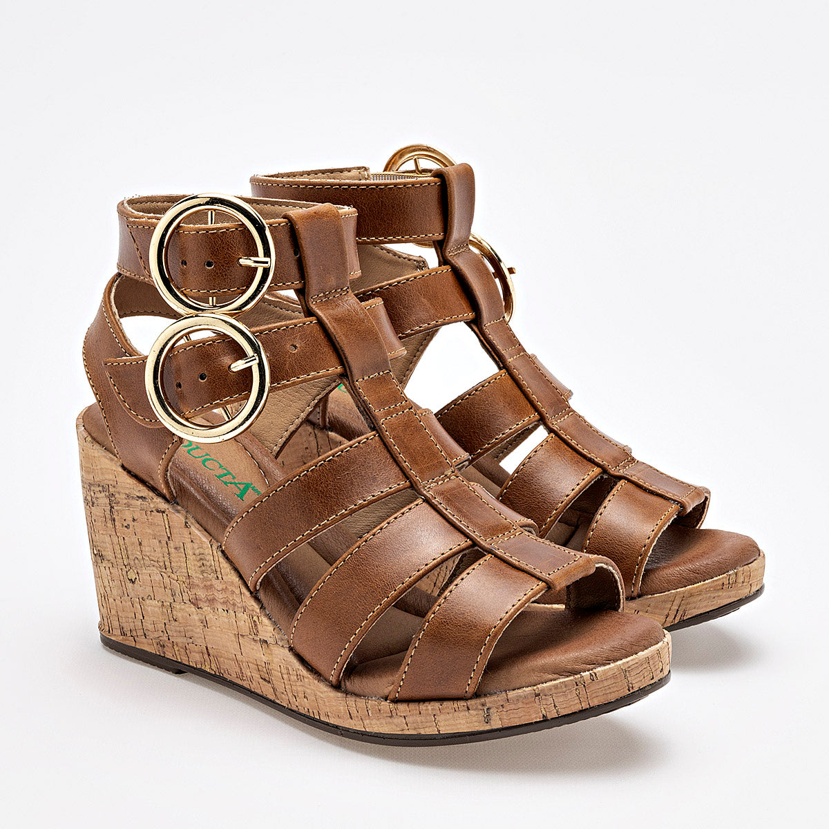 SANDALIA MUJER SEDUCTA 32001 CAMEL