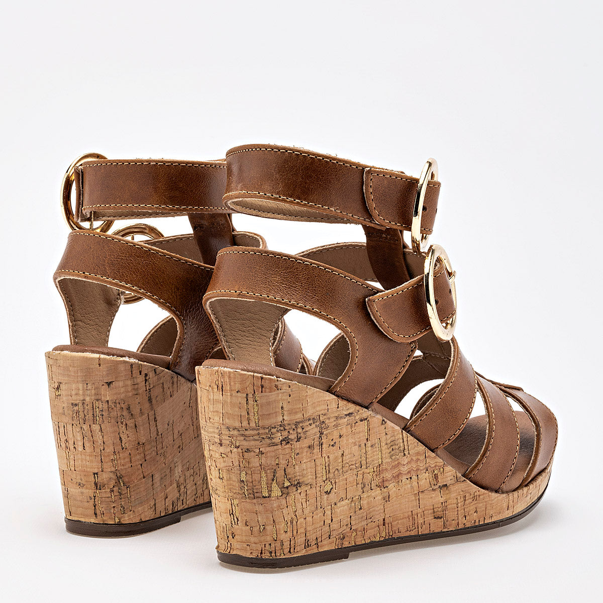 SANDALIA MUJER SEDUCTA 32001 CAMEL