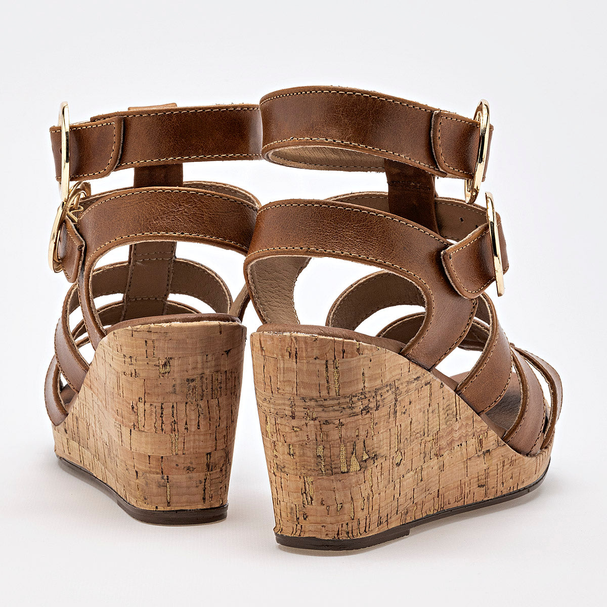 SANDALIA MUJER SEDUCTA 32001 CAMEL