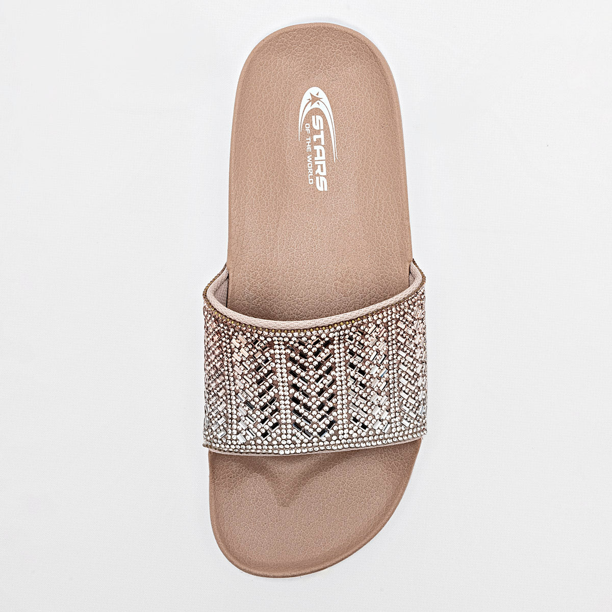 SANDALIA MUJER STARS OF THE WORLD 8686 ORO ROSA PLATA