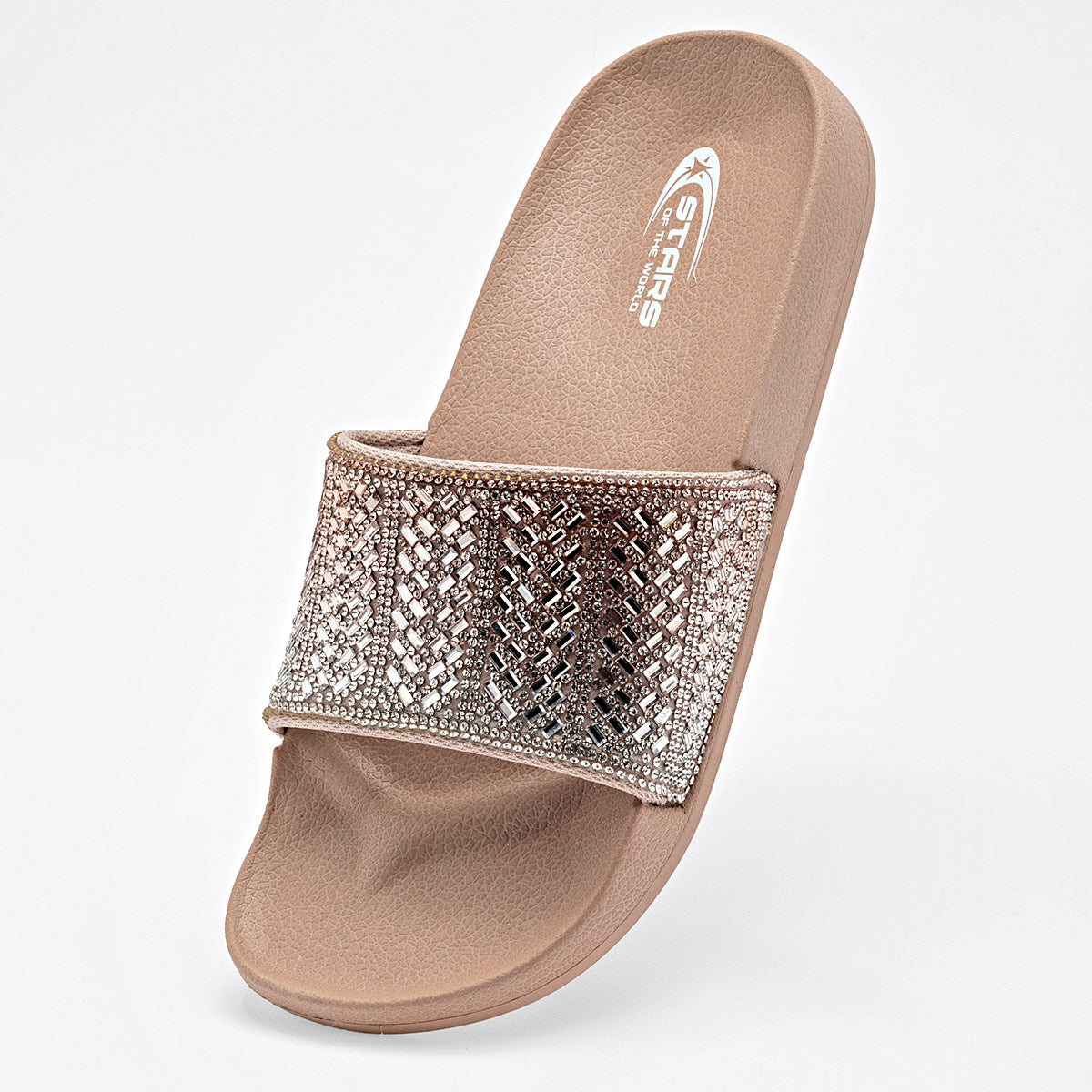 SANDALIA MUJER STARS OF THE WORLD 8686 ORO ROSA PLATA