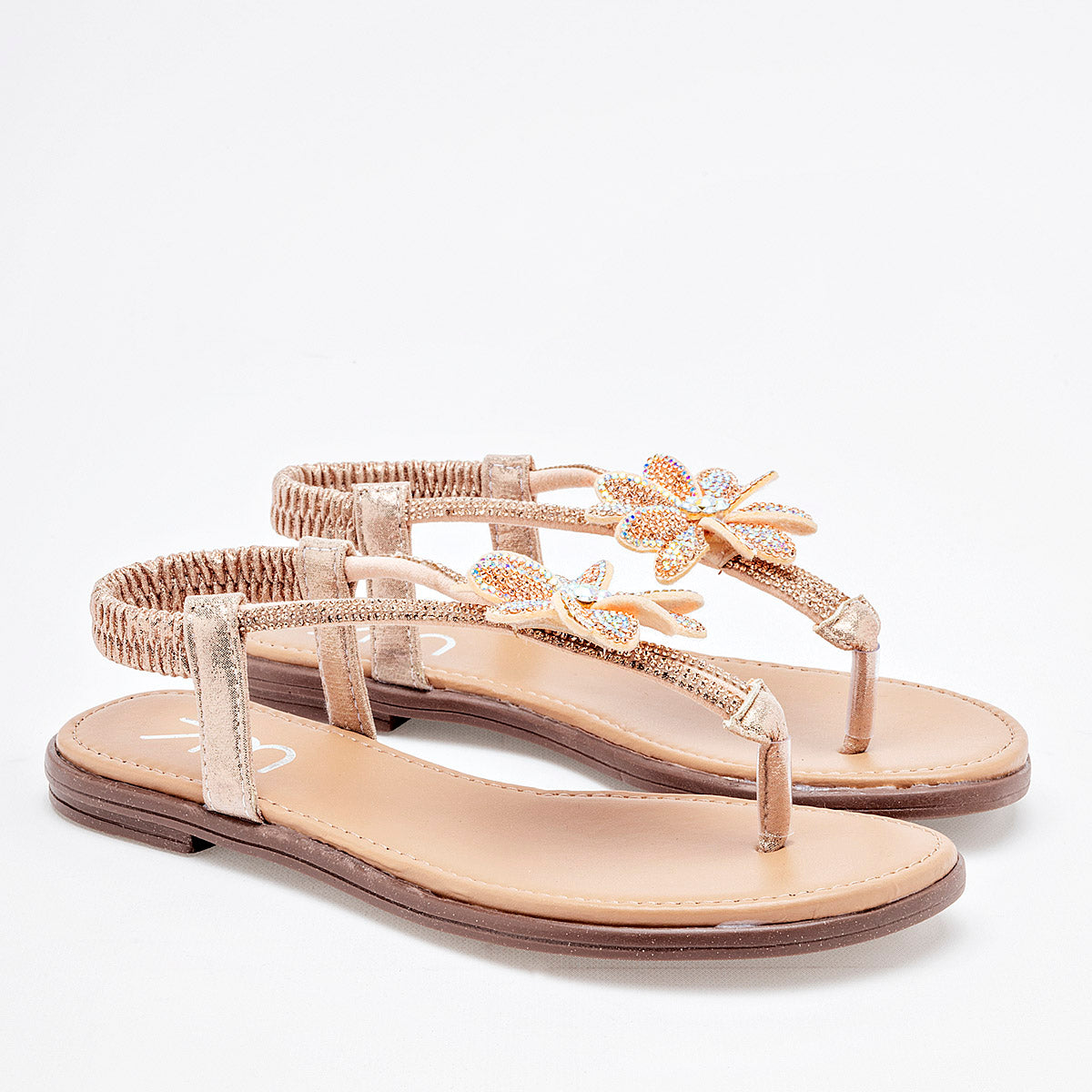 SANDALIA MUJER TOP MODA 5118 ORO ROSA PLATA