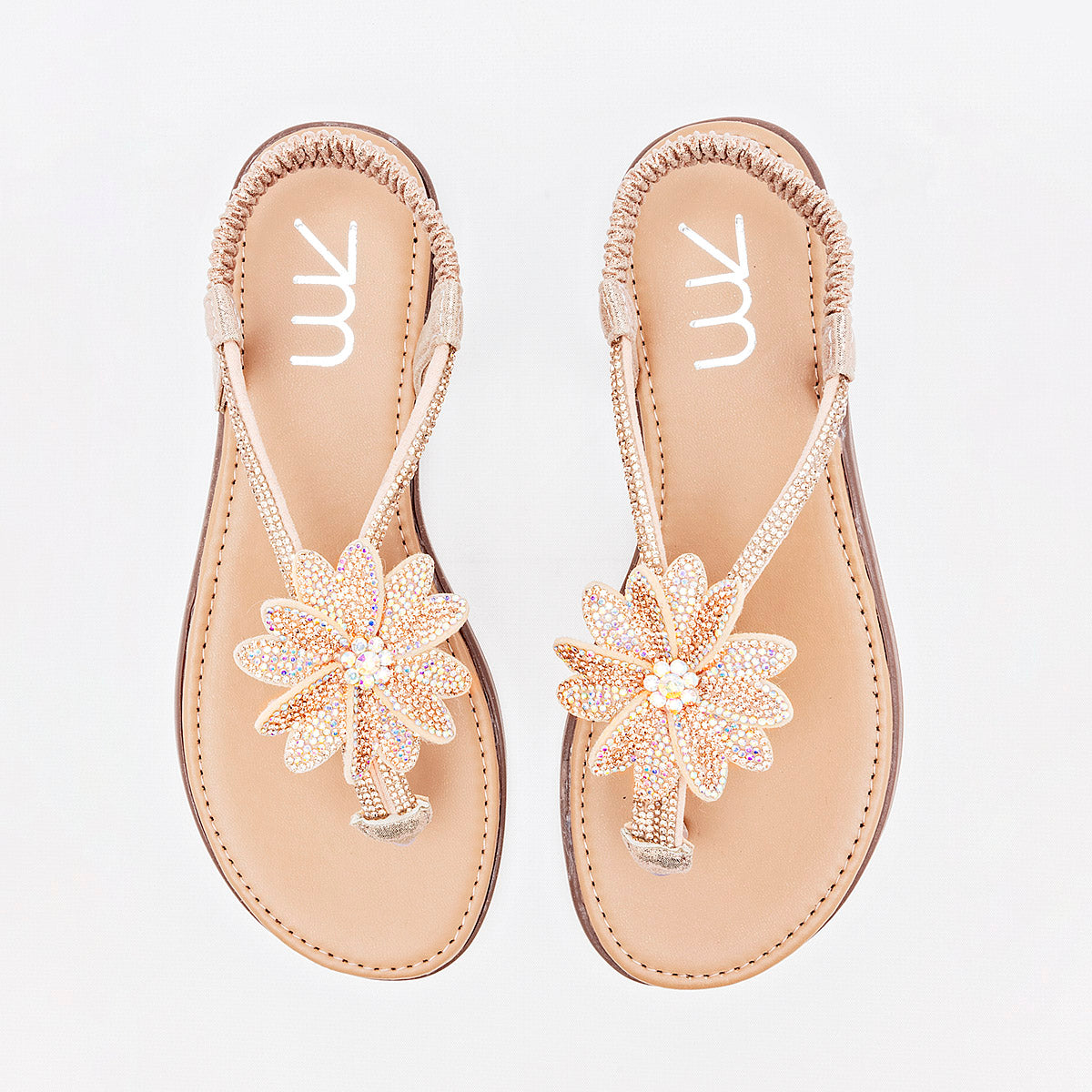 SANDALIA MUJER TOP MODA 5118 ORO ROSA PLATA