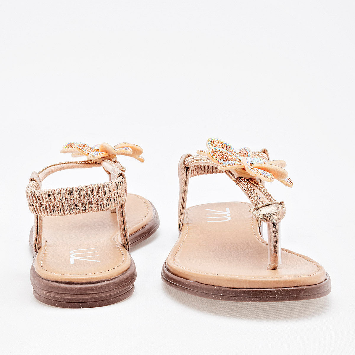 SANDALIA MUJER TOP MODA 5118 ORO ROSA PLATA