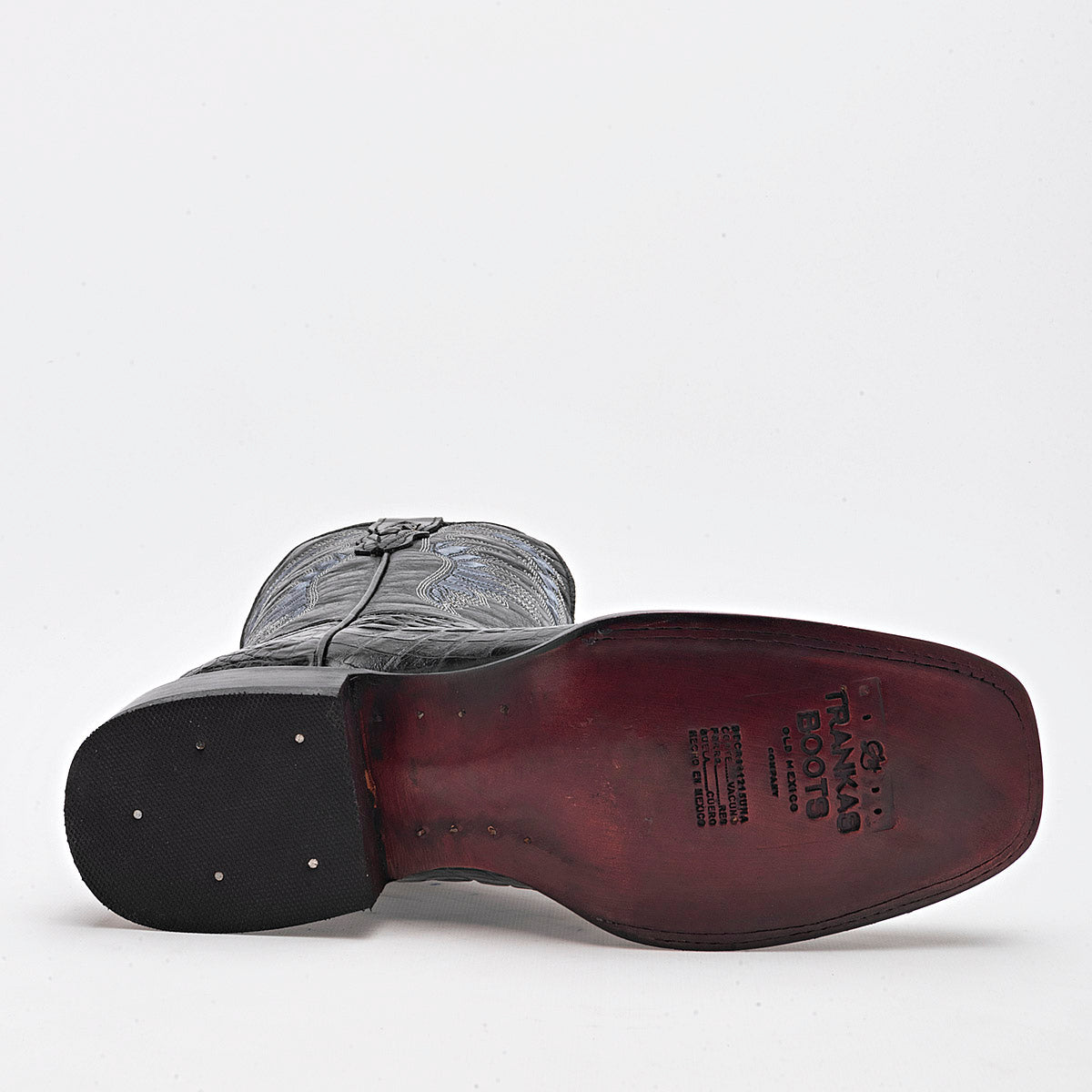 Bota vaquera para Hombre marca Trankas Boots Negro