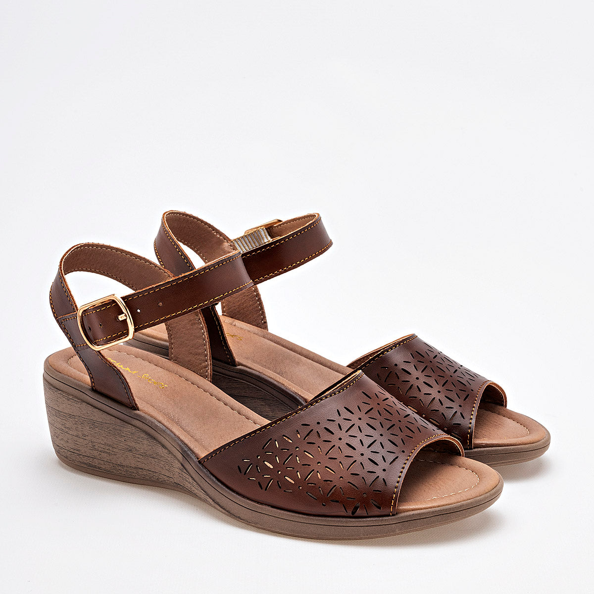 SANDALIA MUJER TRISTANNI SHOES 13007 CAFE