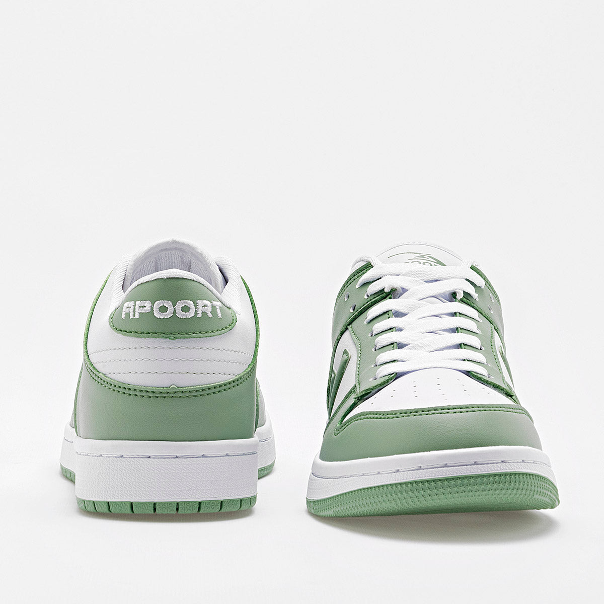 TENIS URBANO MUJER APOORT A5016 BLANCO VERDE