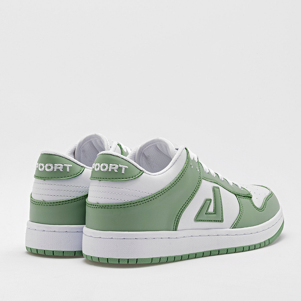 TENIS URBANO MUJER APOORT A5016 BLANCO VERDE