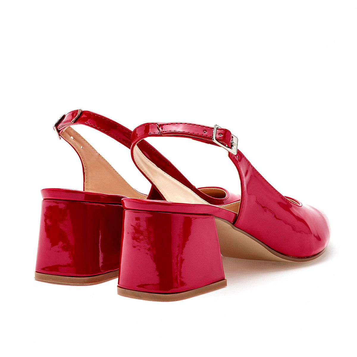 ZAPATILLA MUJER MARIANA VALLE 9611 ROJO CHAROL