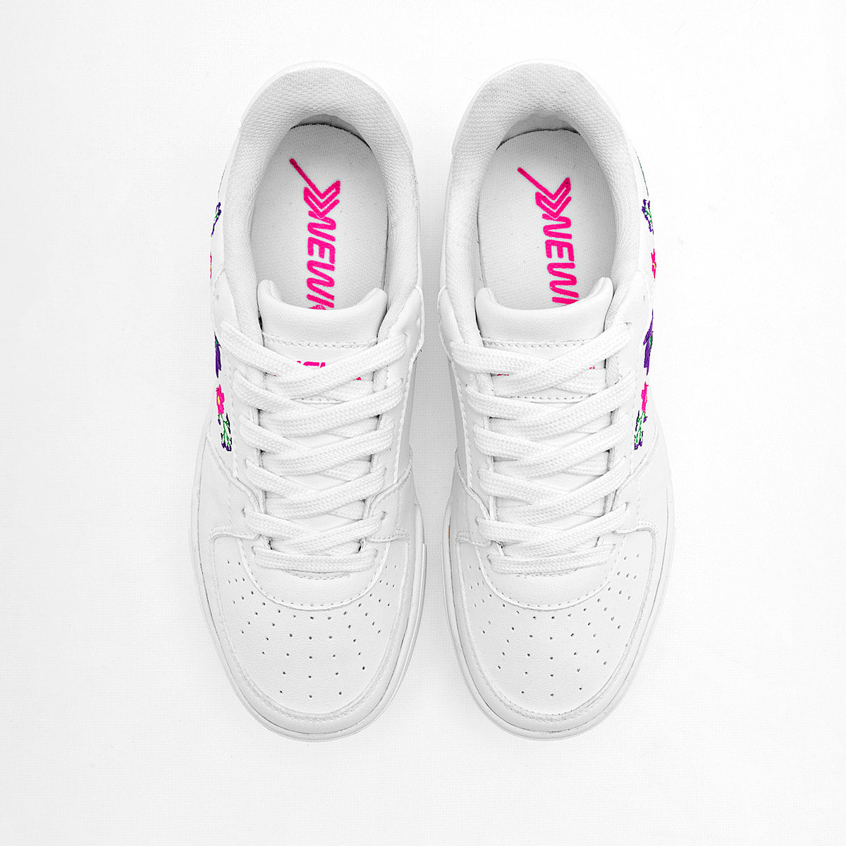 TENIS URBANO MUJER NEWK BX9701 BLANCO MULTICOLOR
