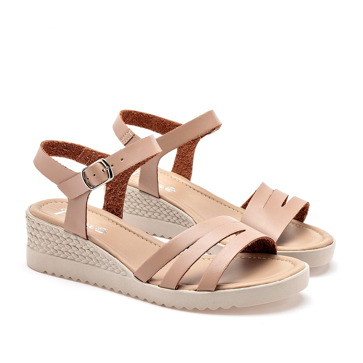 SANDALIA MUJER PRAVIA 2735 BEIGE