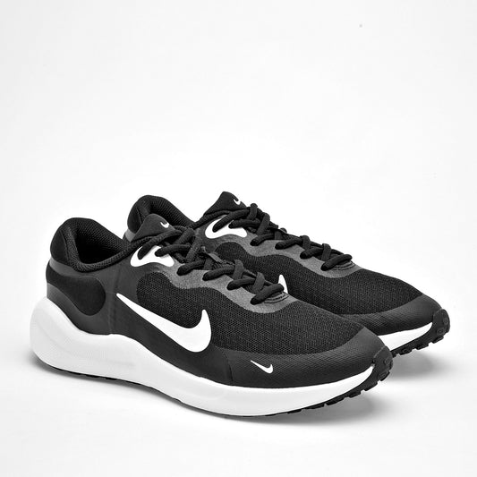 TENIS DEPORTIVO JUVENIL NIKE  Revolution 7 GS NEGRO BLANCO