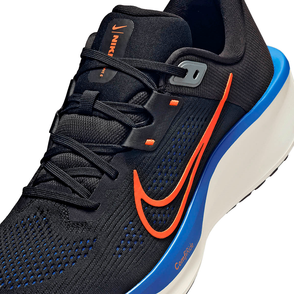 TENIS DEPORTIVO HOMBRE NIKE  Quest 6 NEGRO NARANJA