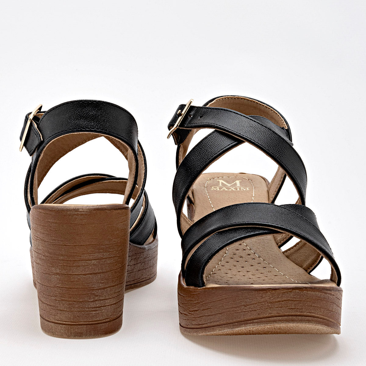 SANDALIA MUJER MAXIM 792 NEGRO