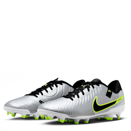 TENIS DEPORTIVO HOMBRE NIKE Legend 10 Academy FG/MG PLATA NEGRO