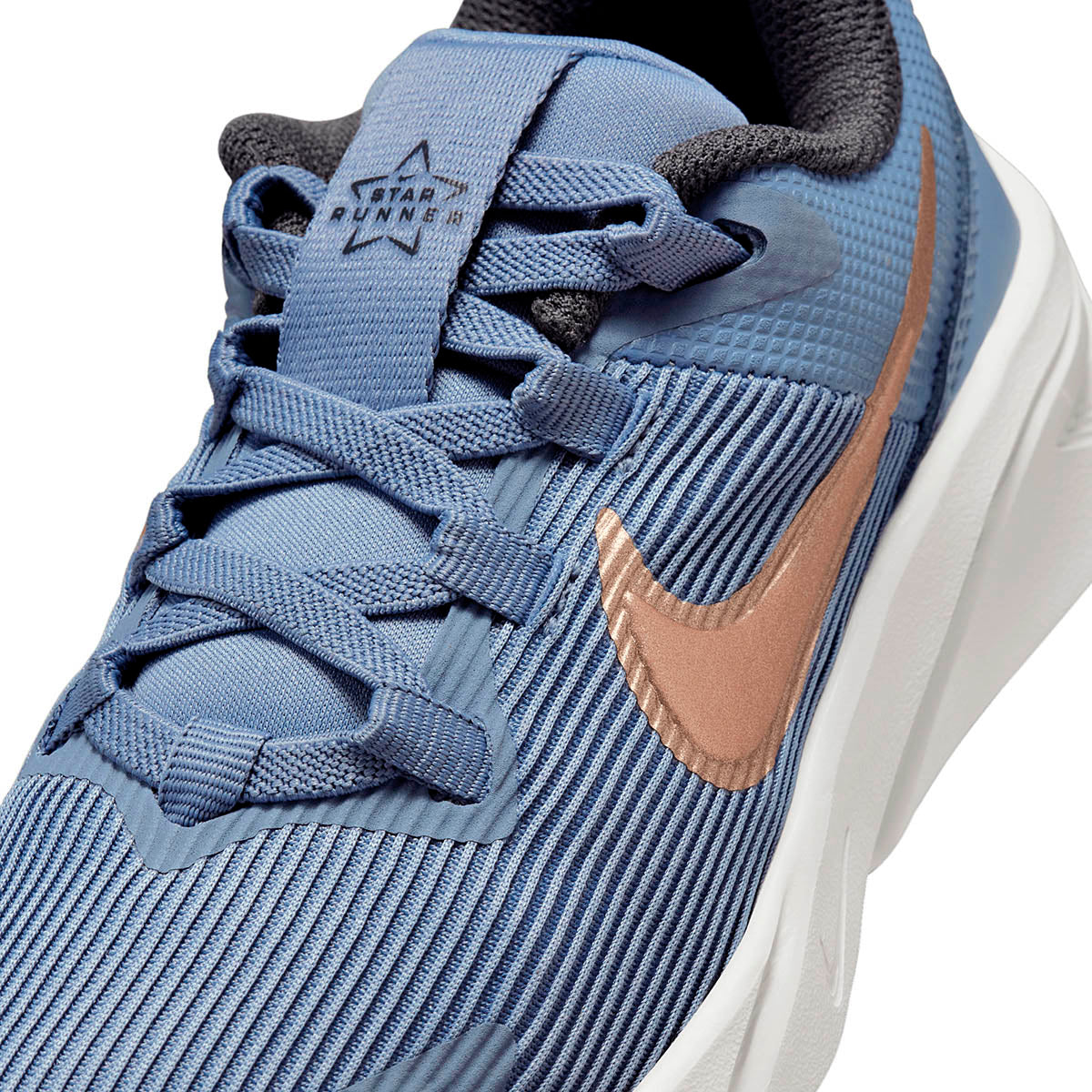 TENIS NIÑO DEPORTIVO NIKE  Star Runner 4 AZUL ORO