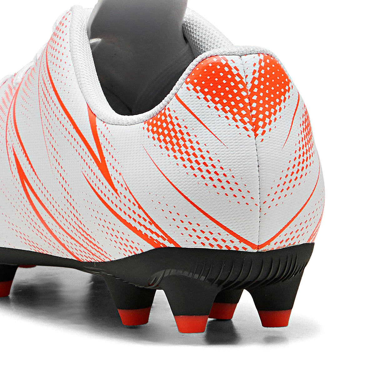 TENIS DEPORTIVO JOVEN PUMA Attacanto FG/AG Jr BLANCO NARANJA