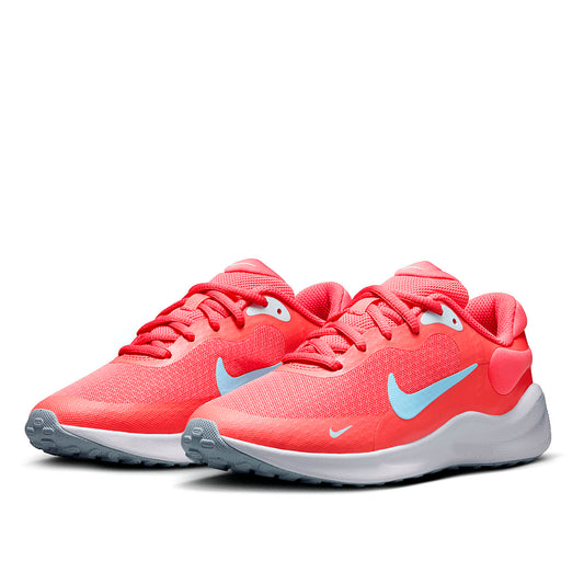 TENIS DEPORTIVO JUVENIL NIKE  Revolution 7 (GS) CORAL AZUL