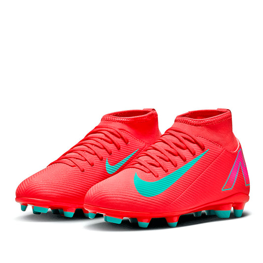 TENIS DEPORTIVO JUVENIL NIKE Jr Superfly 10 Club FG/MG CORAL AZUL