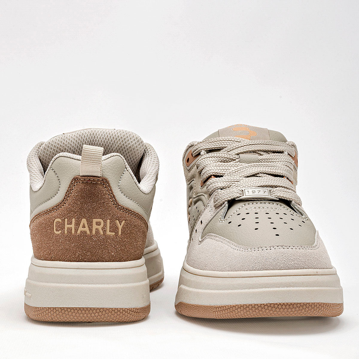 TENIS URBANO MUJER CHARLY 1050597002 BEIGE