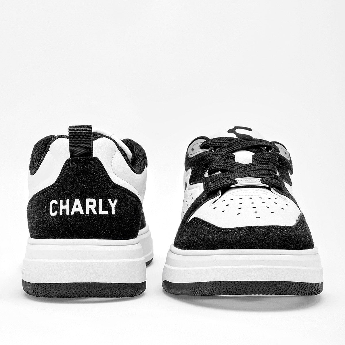 TENIS URBANO HOMBRE CHARLY 1087465001 BLANCO NEGRO