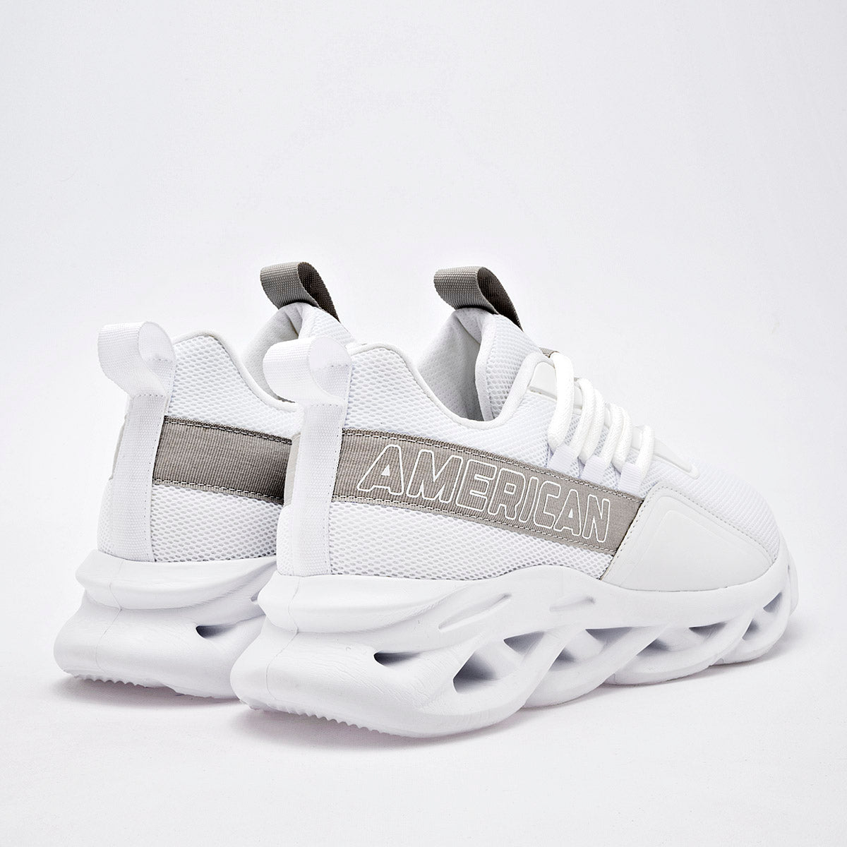 TENIS URBANO HOMBRE AMERICAN FIRE A97 BLANCO GRIS