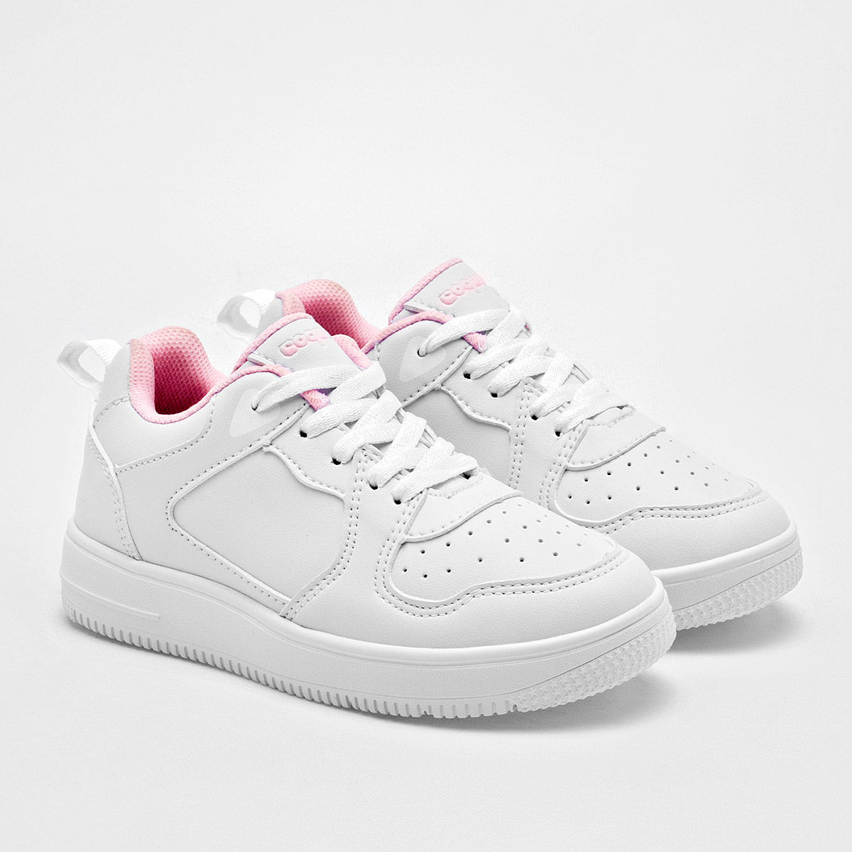 TENIS NIÑA URBANO COQUETA 133602B BLANCO