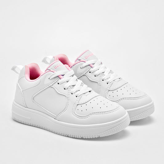 TENIS NIÑA URBANO COQUETA 133602B BLANCO