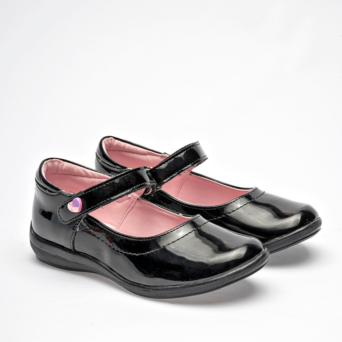 ZAPATO CASUAL NIÑA LIA 05 NEGRO CHAROL